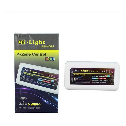 RGB Контроллер Mi-light FUT037, радио, многозонный, 12-24В, 10А, 120-240Вт