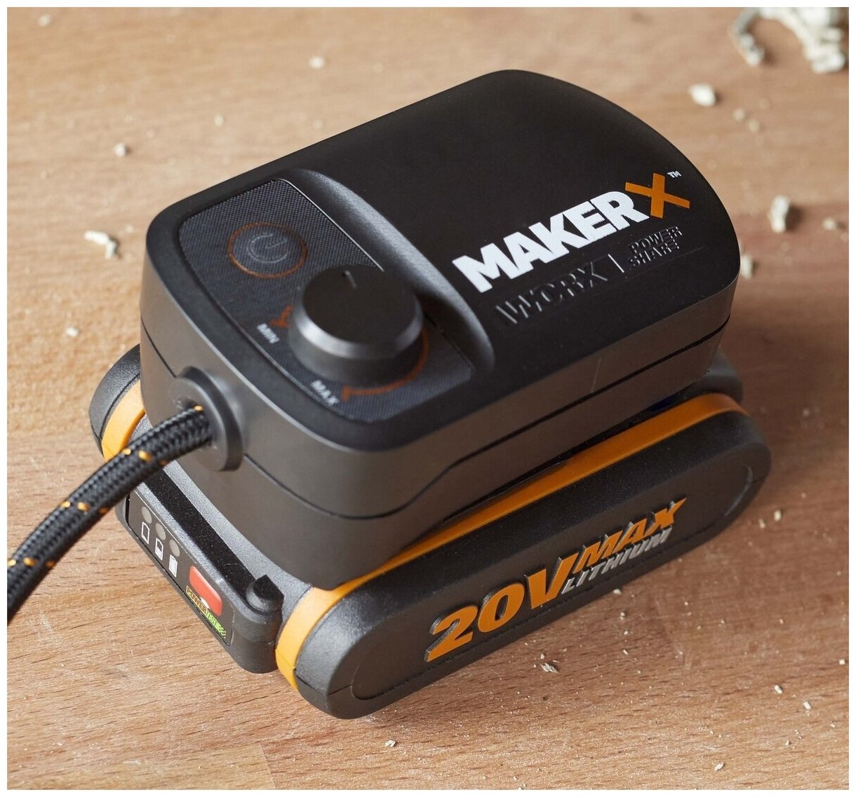 Адаптер WORX WA7160 20В для MAKER X без USB - фото №2