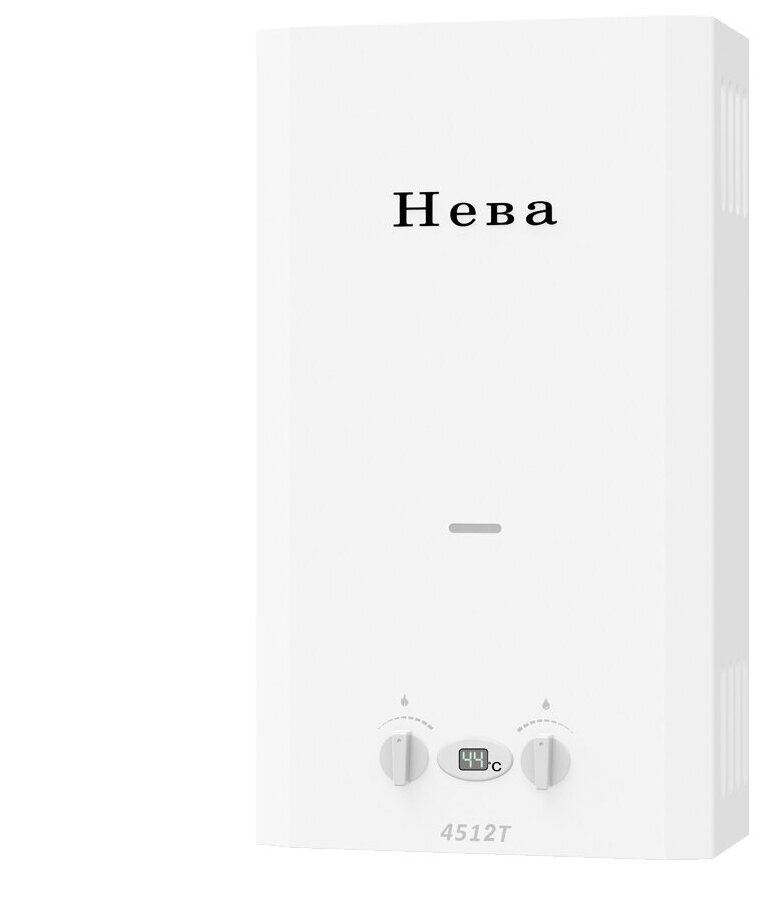Проточный газовый водонагреватель Neva 4512Т (31712), белый - фотография № 5