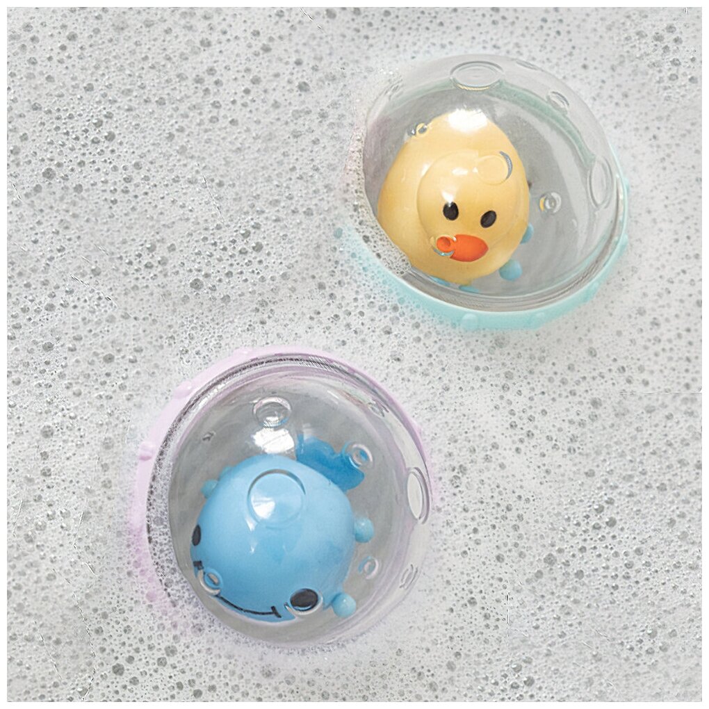 Игрушка для ванны Пузыри-поплавки Кит 2 шт.