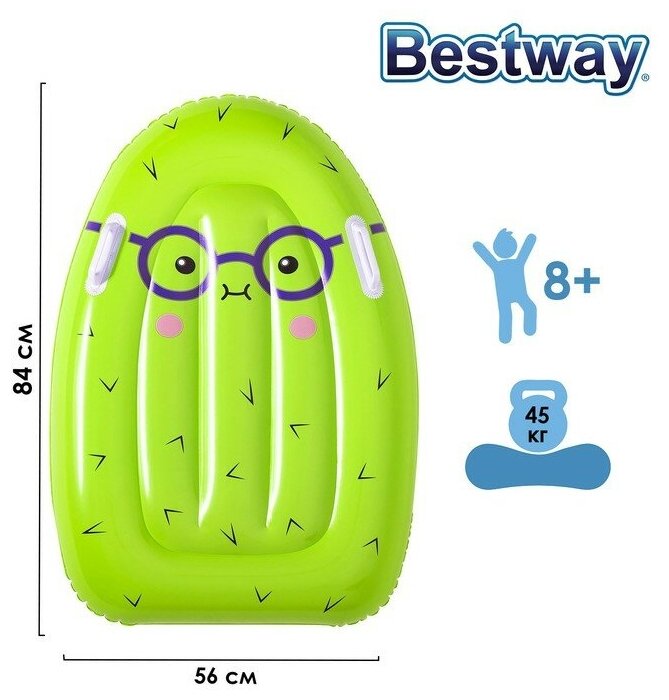 фото Bestway Матрас для плавания «Фруктовый микс», с ручками, 84 x 56 см, цвета микс, 42049 Bestway