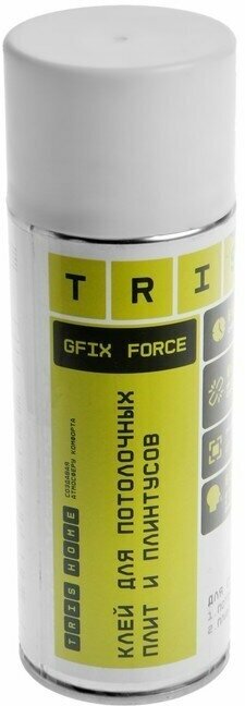 Клей Tris GFIX FORCE, для плинтусов и потолочных плит, 500 мл 9572725