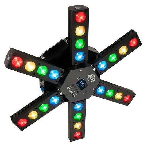 American DJ Starship светодиодный светоэффект 6x4 x 15 Вт Quad LED (RGBW) DMX512