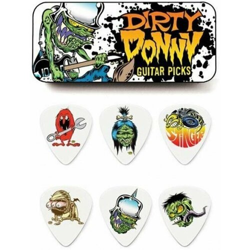 Dunlop BL111T060 Dirty Donny Pick Tin Сувенирный набор медиаторов в пенале