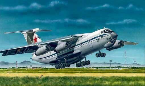 214479 Моделист Военно-транспортный самолет Ил-76 Масштаб 1/144