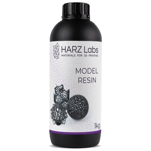 фотополимер harz labs model белый 1 л Фотополимер для 3D принтера HARZ Labs Model LCD/DLP черный 1 л