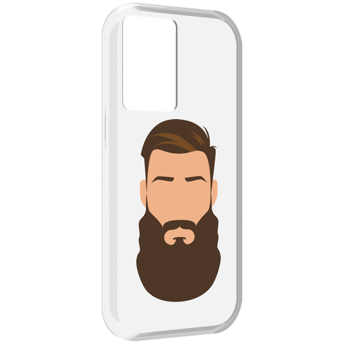 Чехол MyPads густая-борода для OnePlus Nord N20 SE задняя-панель-накладка-бампер
