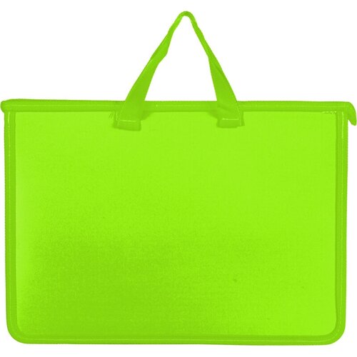Папка-портфель на молнии с ручками Attache Neon А4+ салатовый, 1 шт. рюкзак молодежный attache neon салатовый