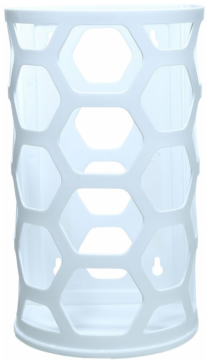 Контейнер для хранения пакетов Kuchenland, 50х41 см, пластик, белый, Ячейки