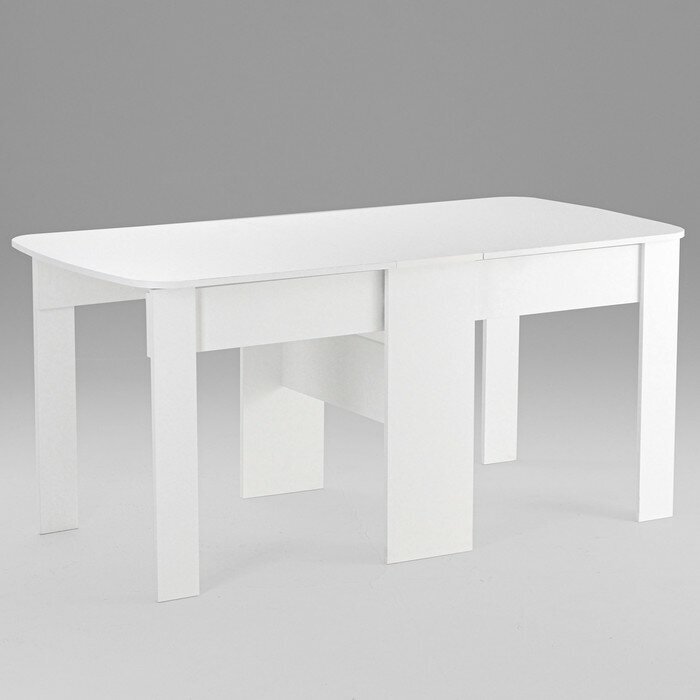 Клик Мебель Стол   книжка раскладной  Клик Мебель   1650 800 755 мм  цвет белый