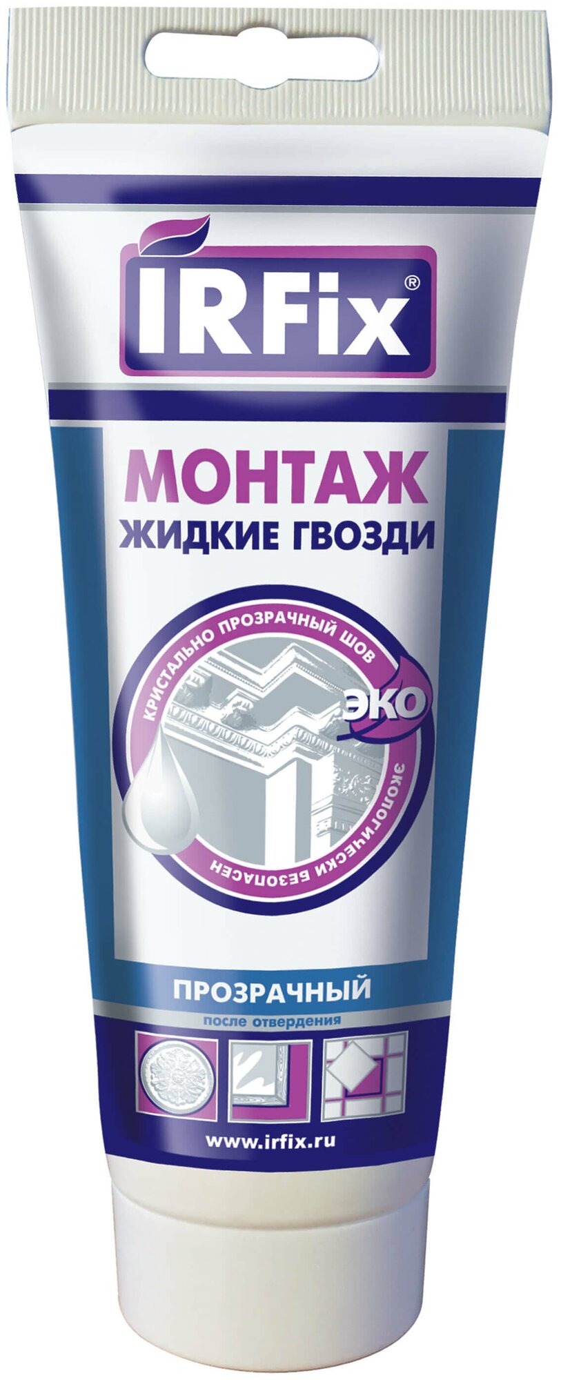 Клей Жидкие гвозди монтаж IRFIX 250 ml