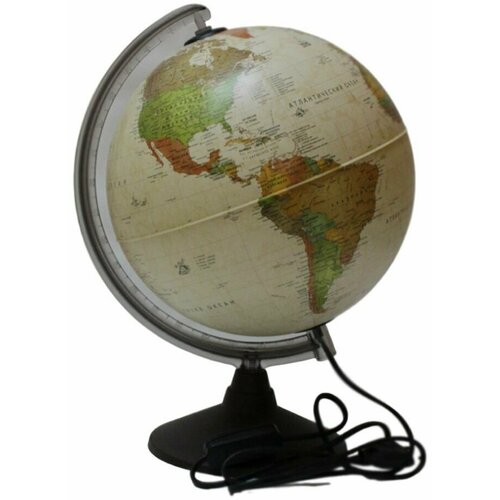 Глобус физико-политический NOVA RICO в античном стиле, с подсветкой, 25 см