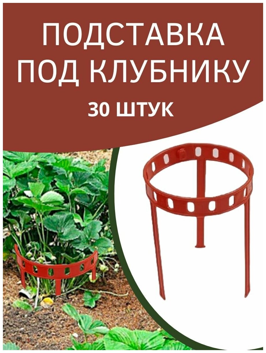 Благодатный мир Подставка под клубнику Урожай пластиковая 145х 345 см 10 шт