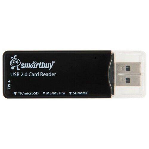 Картридер Smartbuy 749 USB 2.0 black Sbr-749-k