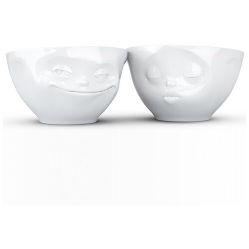 фото Набор чаш tassen grinning & kissing, 2 штуки, 200 мл, белый (t01.22.01)