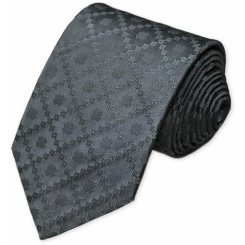Классический галстук графитового цвета с геометрией Celine 834769