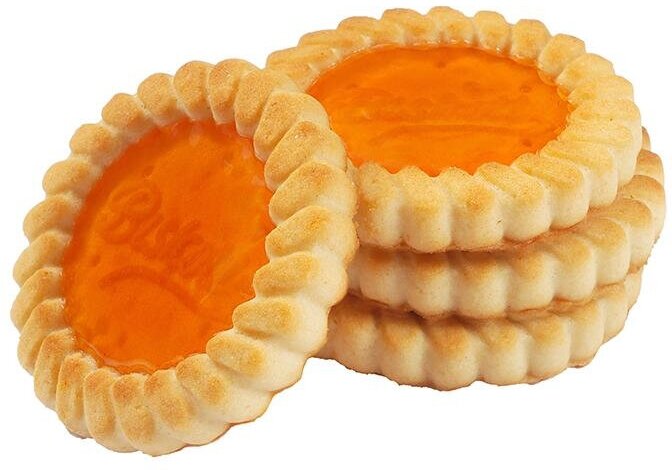 Печенье сдобное Деловой Стандарт Cookies with orange marmalade, 420г - фотография № 2