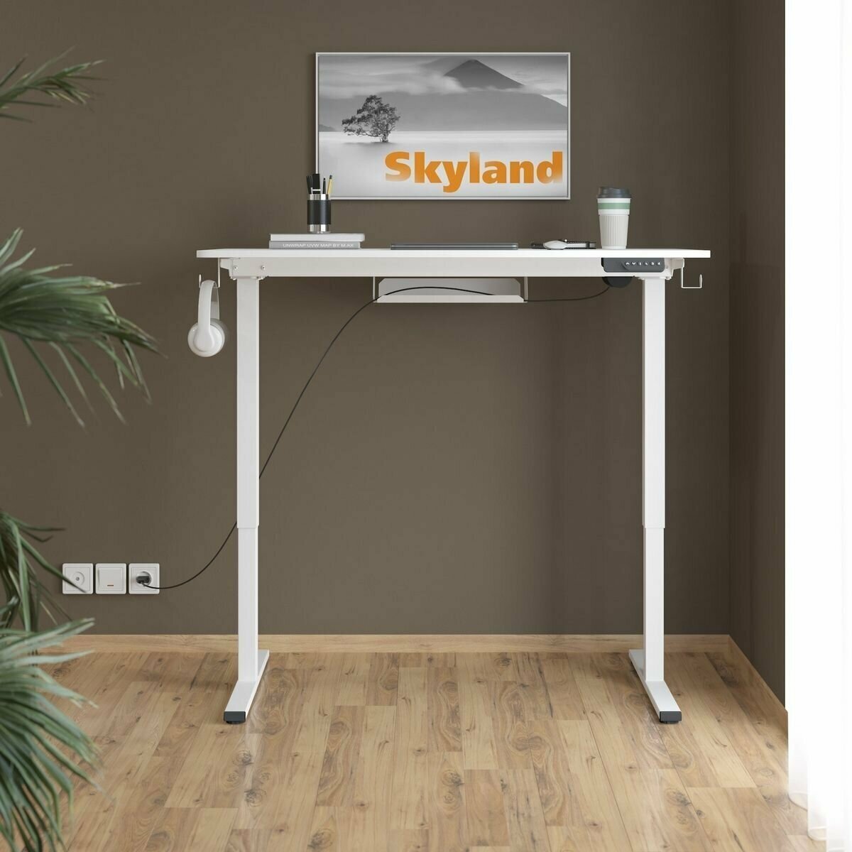 Компьютерный стол с регулировкой высоты / письменный стол SKYLAND XTEN-UP AT-002, 1200х600х730/1210 - фотография № 3