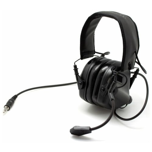 Наушники активные стрелковые Earmor Military Edition ME5 c микрофоном и разъемом для тангенты 22-82 ДБ Черный 1446700₽