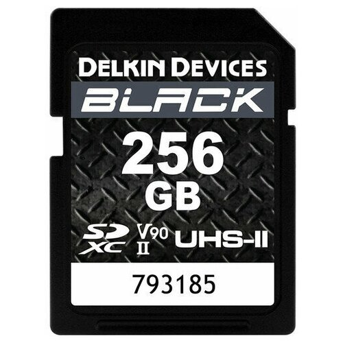 Карта памяти Delkin Devices Black Rugged SDXC 256GB UHS-II V90 карта памяти delkin devices black rugged sdxc 256gb uhs ii v90