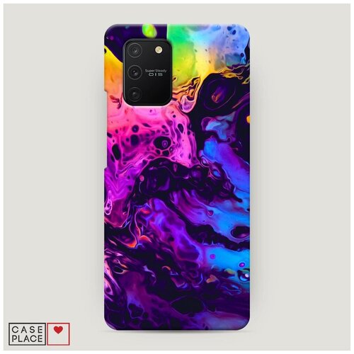 фото Чехол пластиковый samsung galaxy s10 lite acid fluid case place