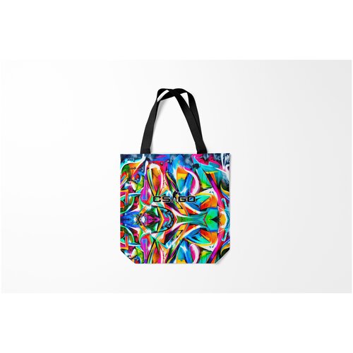 фото Сумка-шоппер / 40х40 см / геймерам / counter strike cs go burnettie