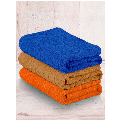 фото Набор махровых полотенец yasmin 3шт(50*100) туркмения