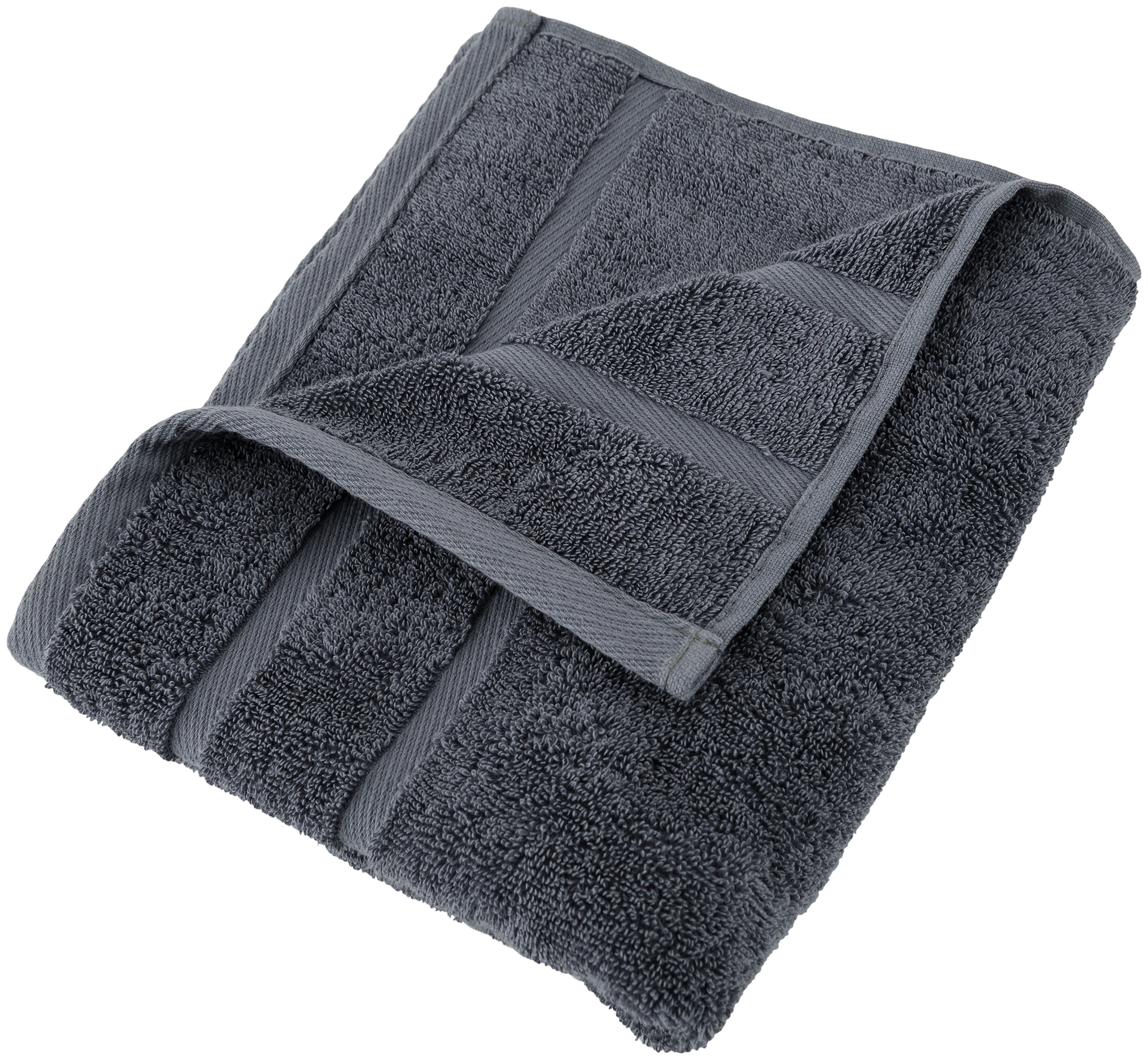 Полотенце махровое Baldric 100Х150см, цвет серый, 350г/м2, 100% хлопок - фотография № 3