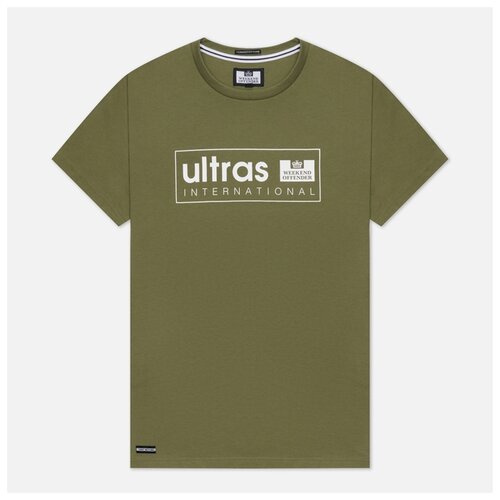 фото Мужская футболка weekend offender ultras зелёный , размер s
