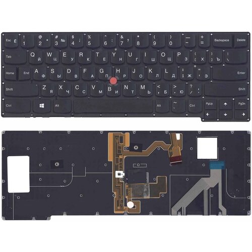 Клавиатура для ноутбука Lenovo ThinkPad X1 Carbon Gen 2 2014 P/n: 0C45069 клавиатура для ноутбука lenovo thinkpad x1 carbon gen 9 черная