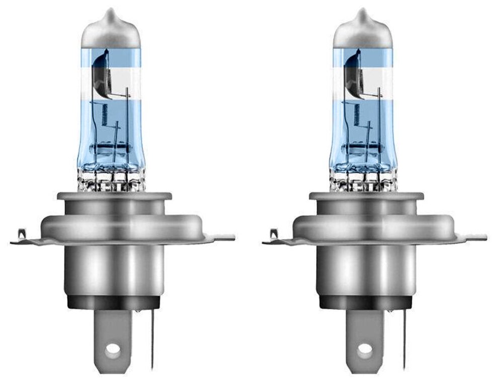 Набор ламп 12Vх60/55W H4+150% OSRAM NIGHT BREAKER LASER 4050K 2 шт комплект