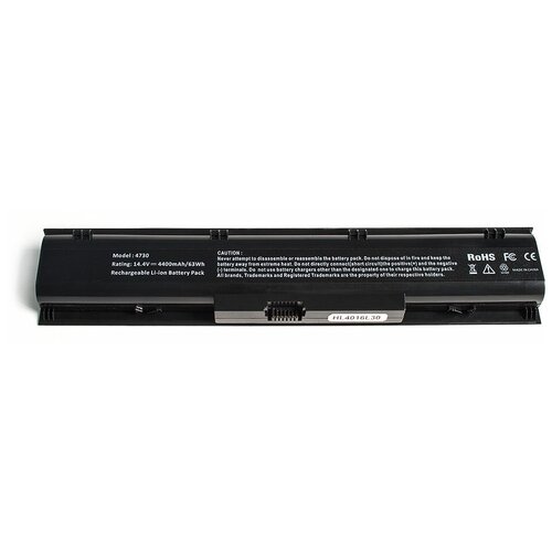 Аккумулятор для ноутбука HP 4730s Series (14.4V, 4400mAh). PN: HSTNN-LB2R, PR08, HSTNN-LB2S, HSTNN-I98C-7, 633734-421 аккумулятор для ноутбука hp probook 4730s 4740s 14 4v 5200mah pn hstnn lb2r pr08 hstnn lb2s hstnn i98c 7 633734 421