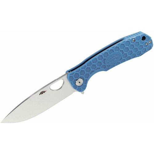 Нож Honey Badger Flipper D2 L (HB1020) с голубой рукоятью нож flipper l d2 blue