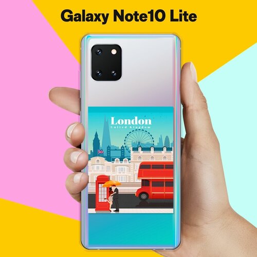 Силиконовый чехол London на Samsung Galaxy Note 10 Lite силиконовый чехол кактусы на samsung galaxy note 10 lite