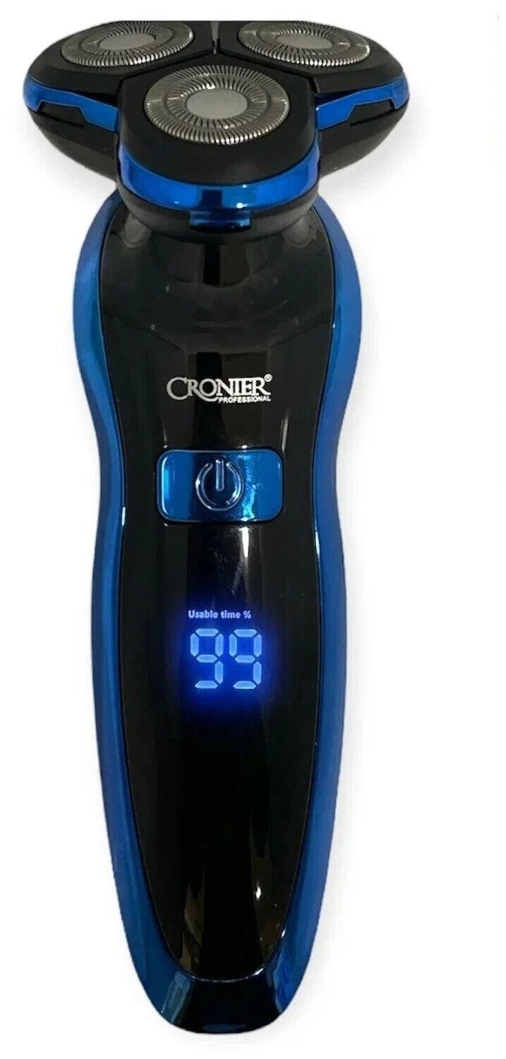 Электробритва Cronier CR-9100, синий/черный