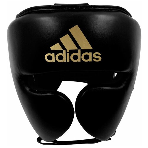 фото Adiphg01pro шлем боксерский adistar pro headgear черно-золотой - adidas - черно-золотой - xl