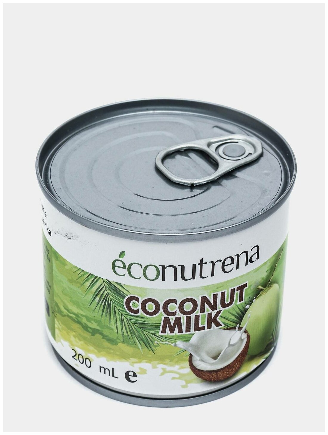 Кокосовое молоко органическое 17% Econutrena, 200 мл.