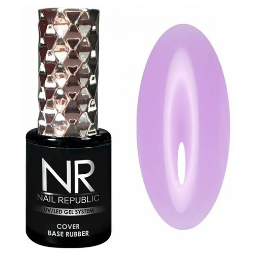 Nail Republic Базовое покрытие Cover Rubber Candy Base, №60, 10 мл, 100 г nail republic базовое покрытие cover rubber candy base 71 10 мл
