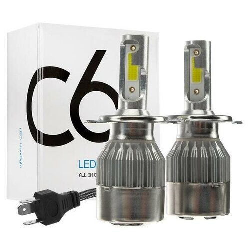 Автолампа светодиодная Н4 36 Вт 3800 Лм набор 2 шт 2207₽