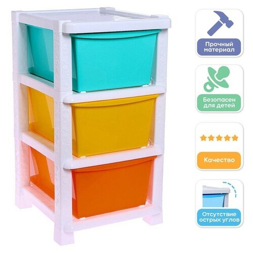 Комод Яркое настроение 3 секции 8010₽