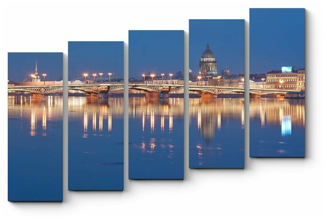 Модульная картина Санкт-Петербург во всей красе220x154