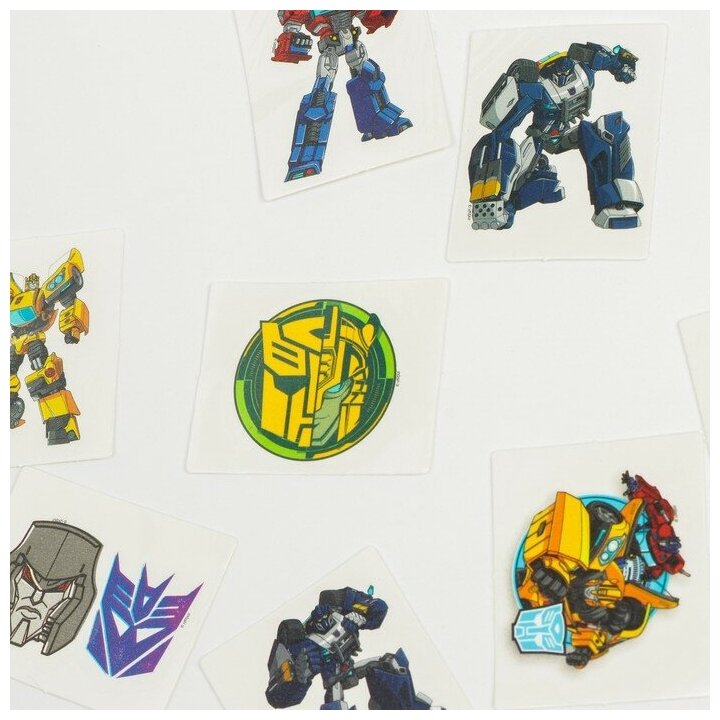 Адвент календарь с детскими татуировками 18 шт "Трансформеры" Transformers