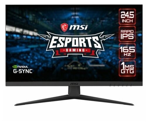 Монитор MSI Optix G251F, 1920x1080, 165 Гц, IPS, черный