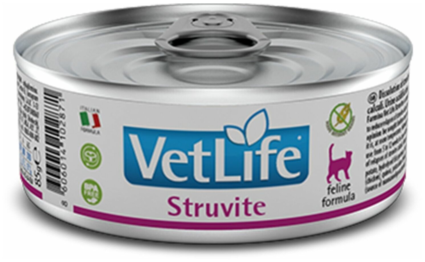 Влажный корм Farmina Vet Life Struvite для кошек при мочекаменной болезни, 85 г