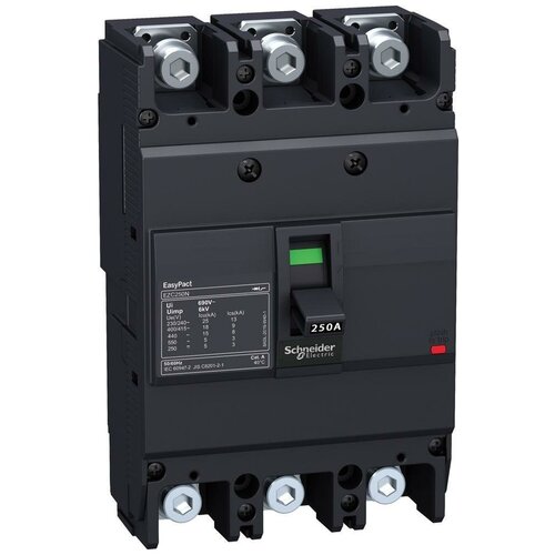 Schneider Electric Выключатель автоматический 3п 3т 250А 18кА EZC250F Schneider Electric EZC250F3250