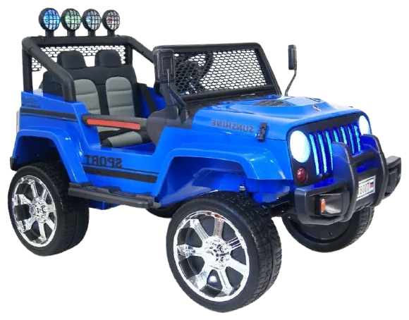 Детский электромобиль T008TT (4х4) синий