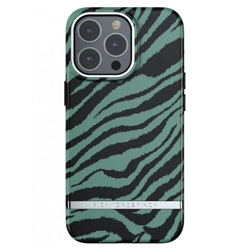 фото Чехол richmond & finch для iphone 13 pro max, цвет "изумрудная зебра" (emerald zebra) (r47005)