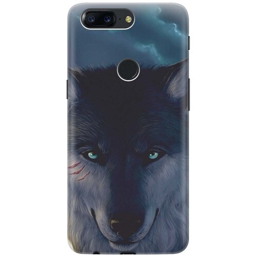 фото Re:pa накладка transparent для oneplus 5t с принтом "взгляд волка"