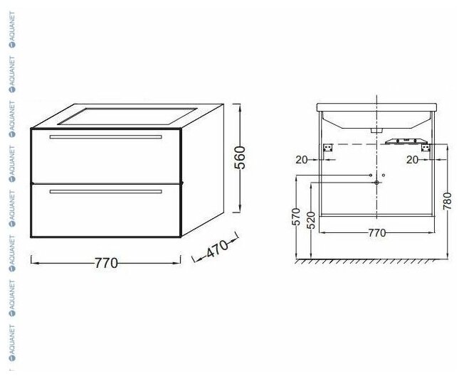 Тумба под раковину Jacob Delafon Struktura 80 EB1277-E13 розовое дерево - фотография № 4