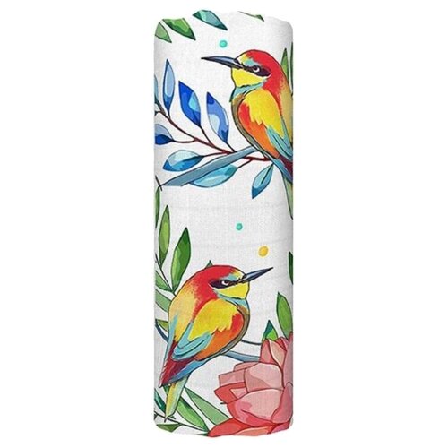 Многоразовая пеленка Tommy Lise Blooming Day 120x120, белый